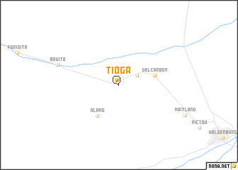 map of Tioga