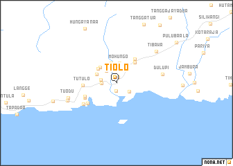 map of Tiolo