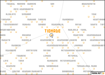 map of Tiomadé