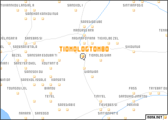 map of Tiomolog Tombo