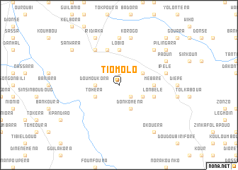 map of Tiomolo