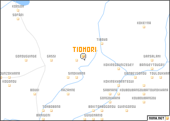 map of Tiomori