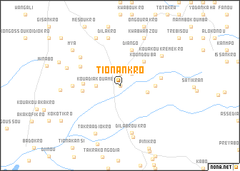 map of Tionankro