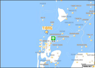 map of Tiong