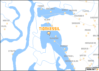 map of Tionk Essil