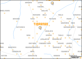 map of Tiopanao