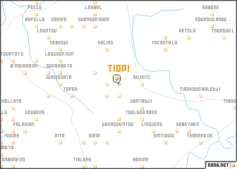 map of Tiopi