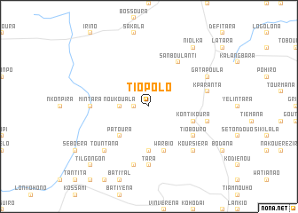 map of Tiopolo