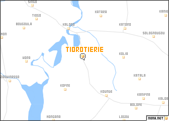 map of Tiorotiérie