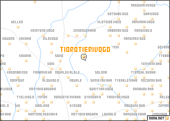 map of Tiorotiérivogo