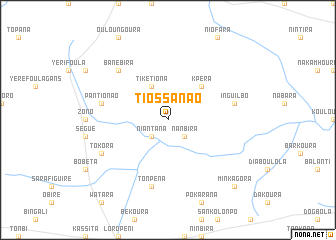 map of Tiossanao