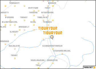 map of Tiouayour