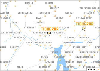 map of Tiougrar