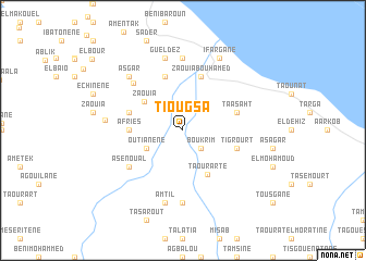 map of Tiougsa