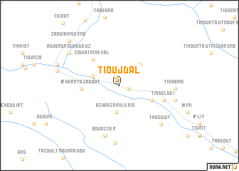 map of Tioujdal