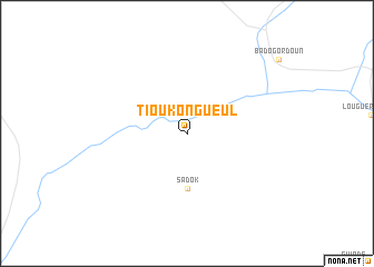 map of Tioukongueul