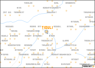 map of Tiouli