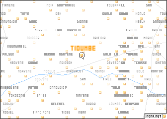 map of Tioumbé