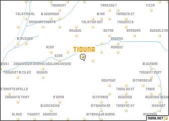 map of Tiouna