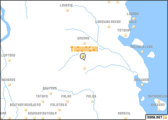 map of Tioungwi