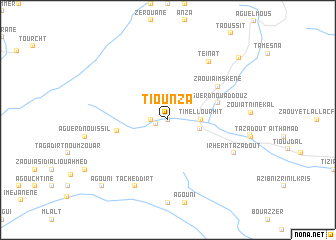 map of Tiounza