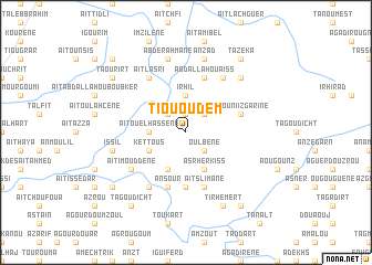 map of Tiououdem