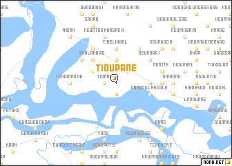 map of Tioupane