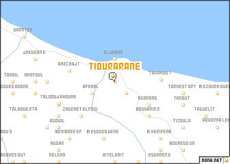 map of Tiourarane