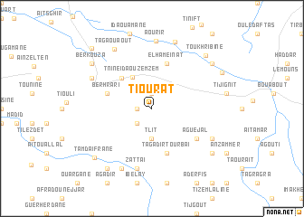 map of Tiourat