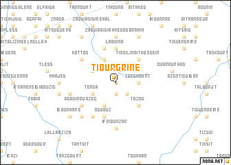 map of Tiourgrine