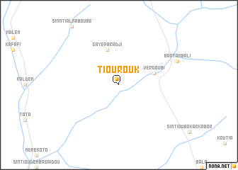 map of Tiourouk