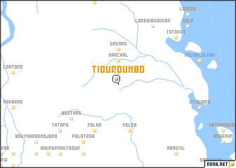 map of Tiouroumbo