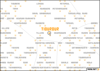 map of Tiourour
