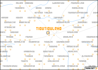 map of Tioutioulrho