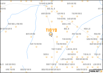 map of Tioyo