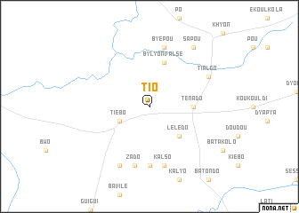 map of Tio