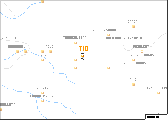 map of Tío