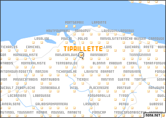 map of Ti Paillette