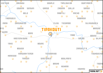 map of Tipakouti