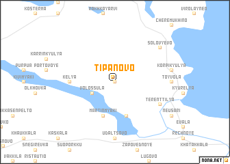 map of Tipanovo