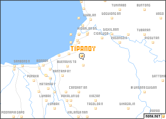 map of Tipanoy