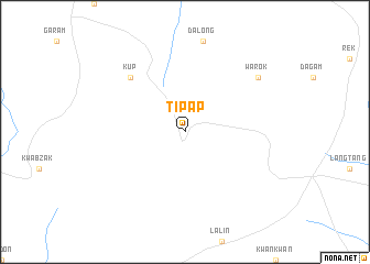 map of Tipap