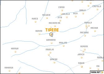 map of Tipene