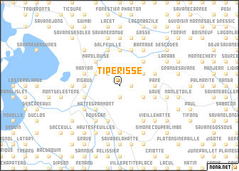 map of Ti Périsse