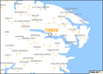 map of Tipers