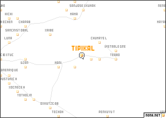 map of Tipikal