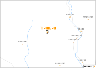 map of Tipingpu