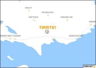 map of Tipinitsy