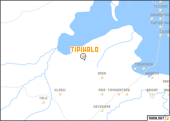 map of Tipí Walo