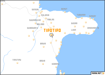 map of Tipo-Tipo